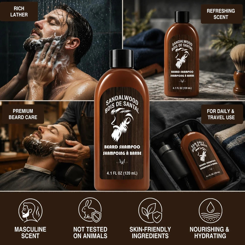 Rinse And Robust Men Beard Care Kit