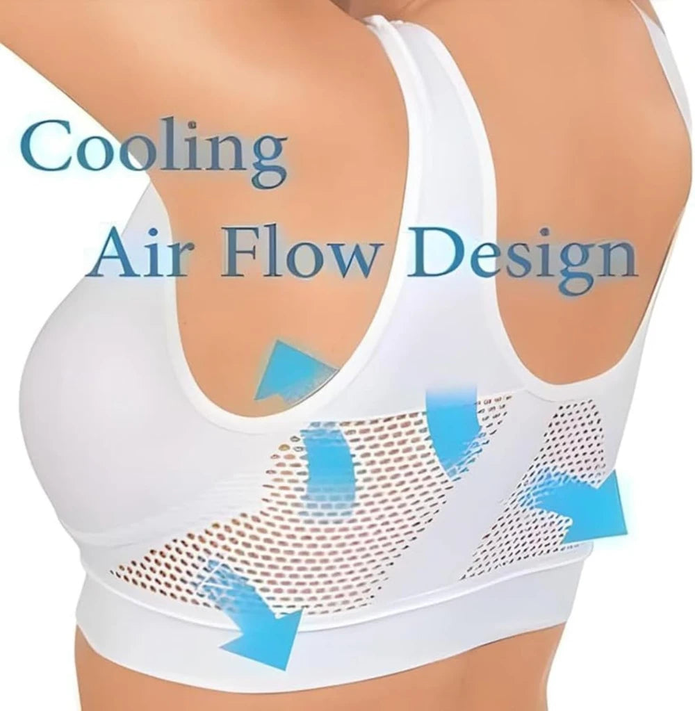Breathable High Support Sports Bra