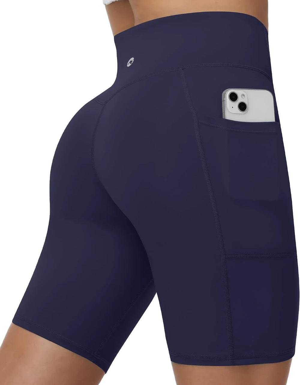 Moozava No Front Seam Biker Shorts