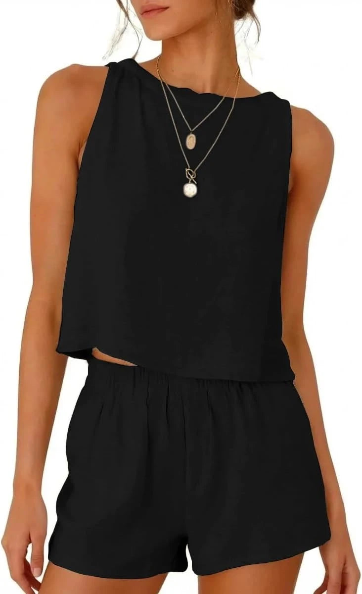 Linen Beach Outfit Set