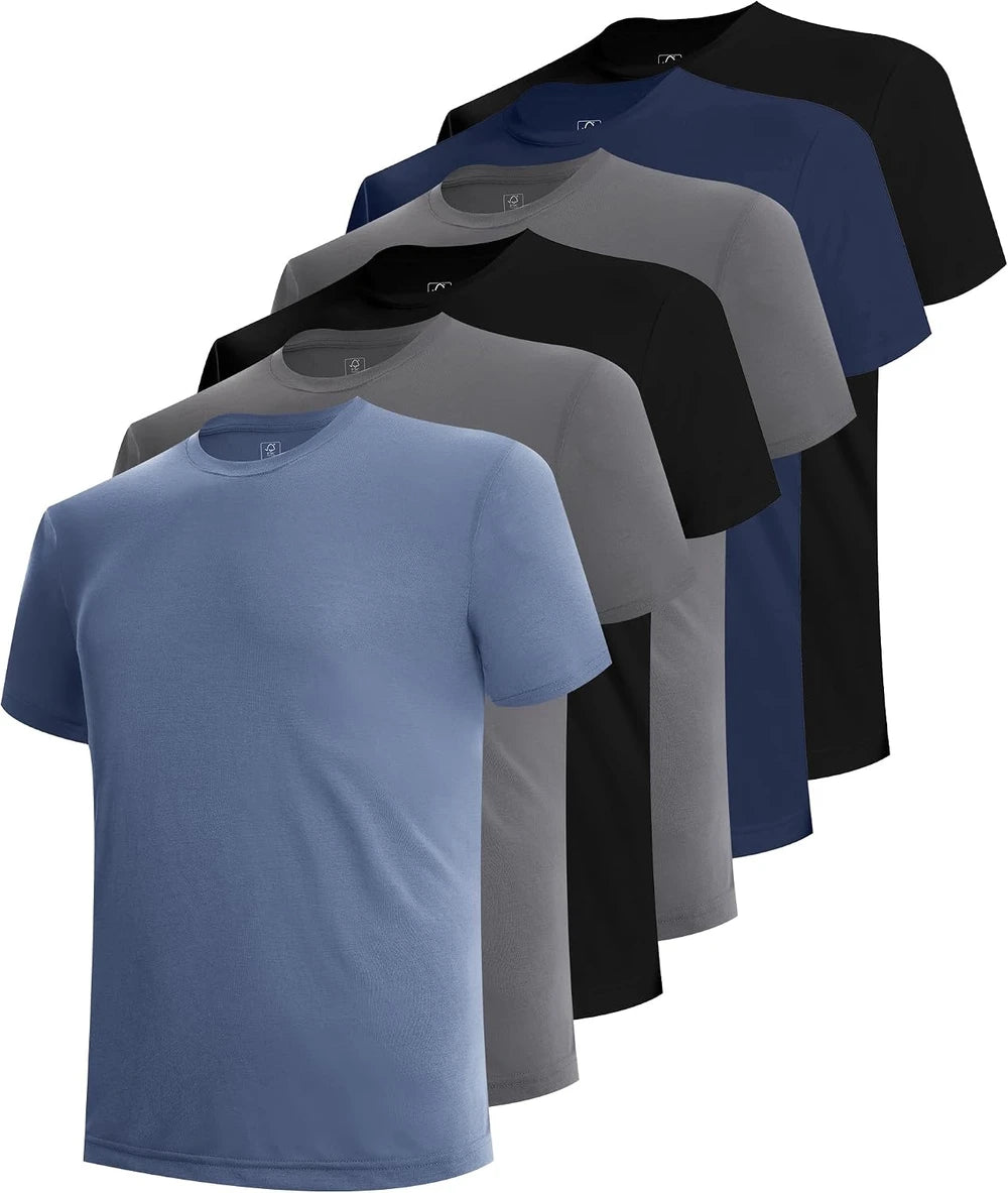 Bamboo Cool Moisture Wicking Crewneck Undershirt Pack