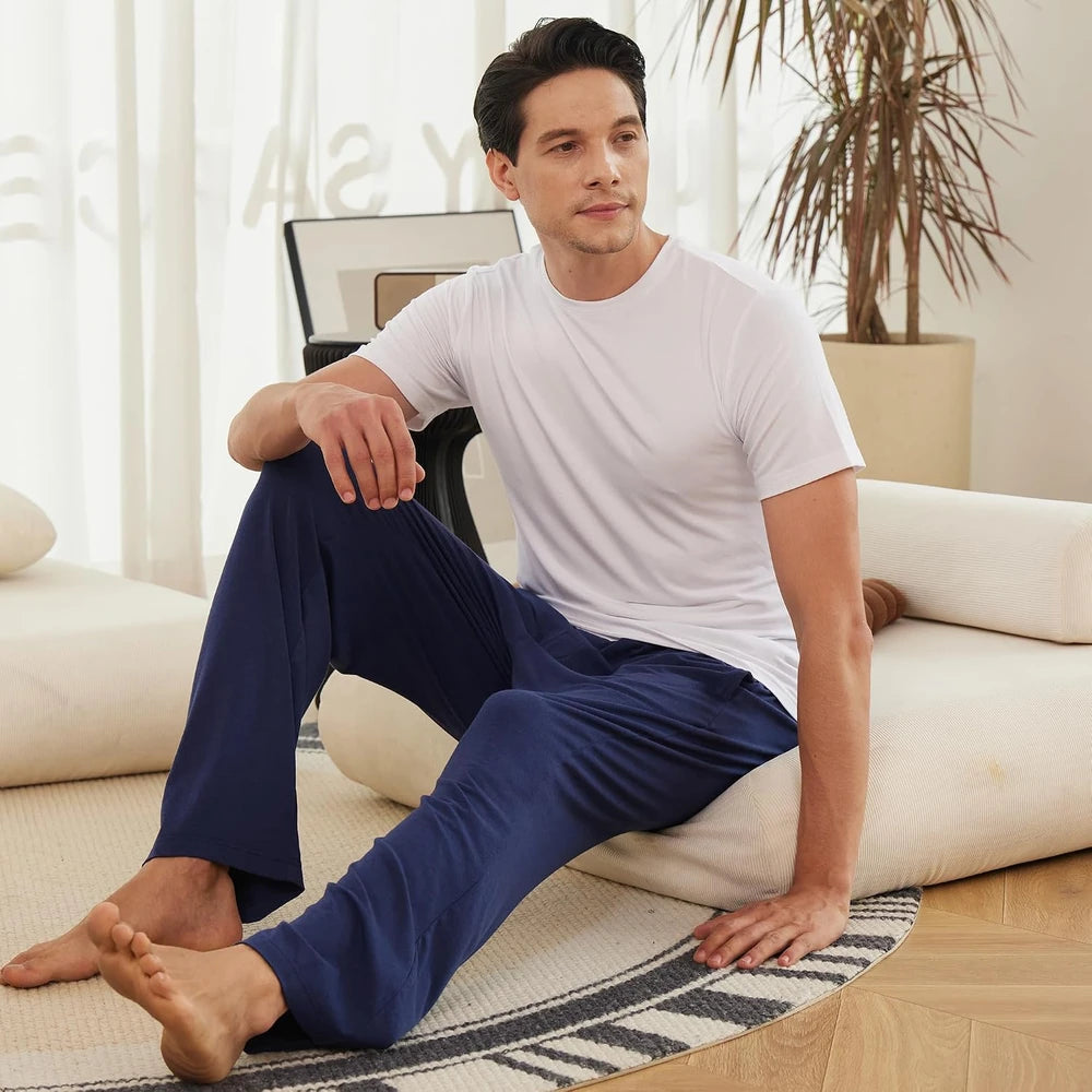 Bamboo Cool Mens Lightweight Pajama Pants