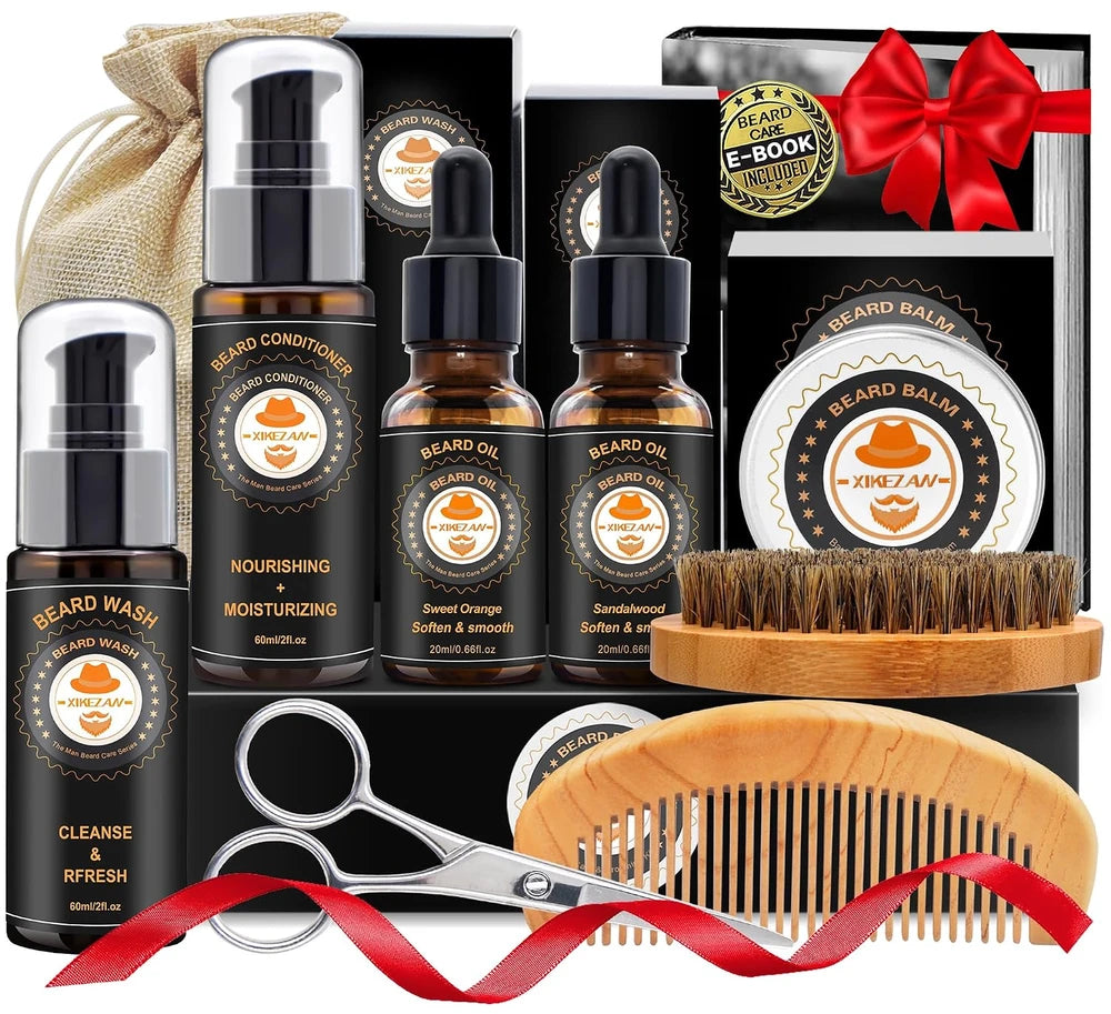 XIKEZAN Beard Grooming Kit