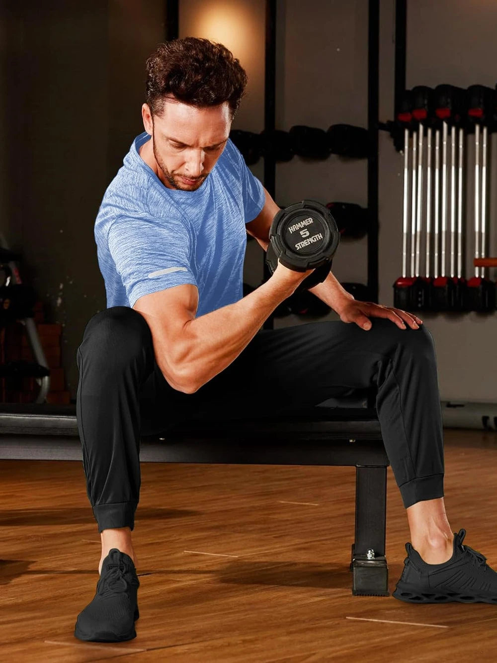 Mens Short Sleeve Athletic T-Shirt
