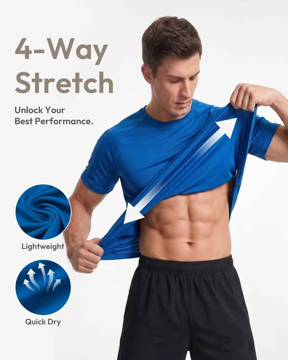 Quick Dry Mens Athletic T-Shirt