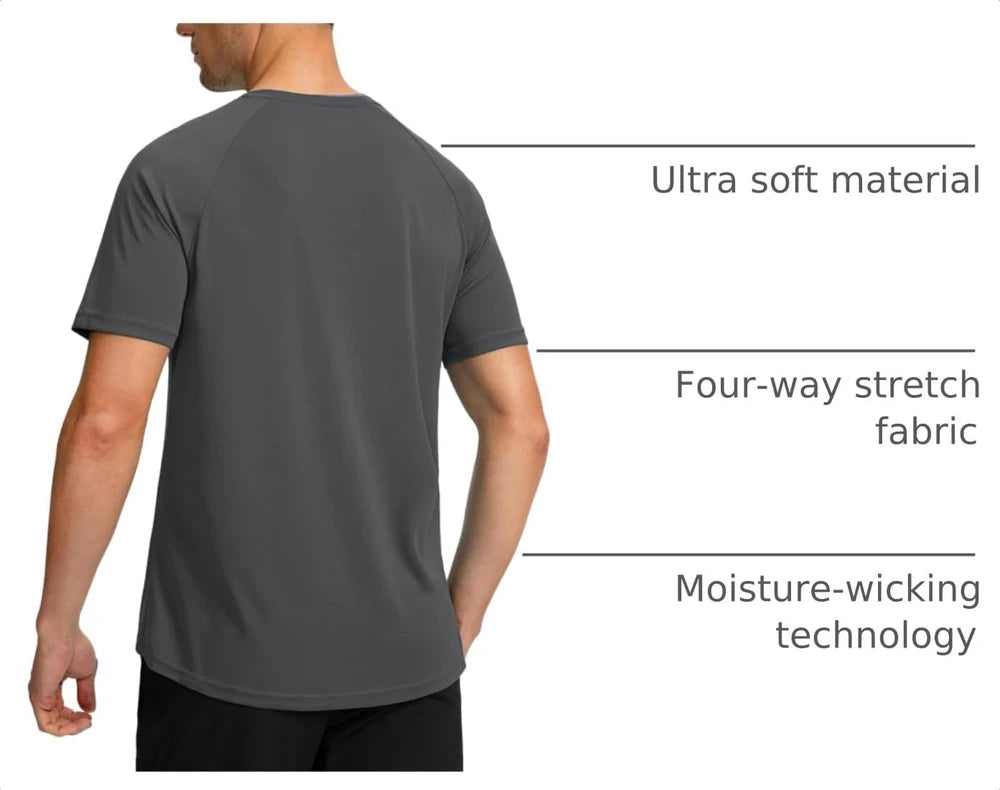 Mens Workout Quick Dry T-Shirt