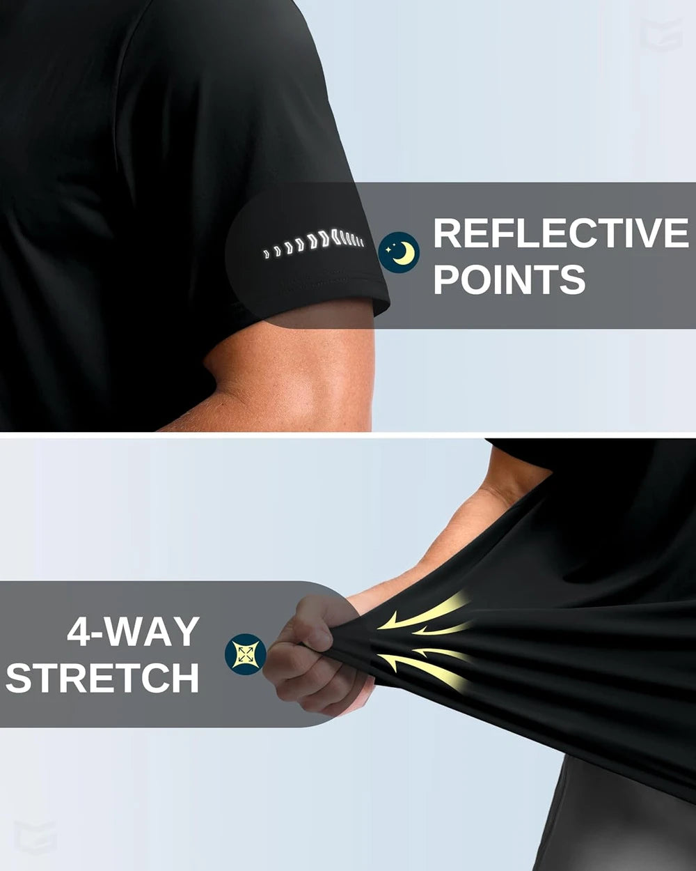 Mens Ice Performance Running Shirt